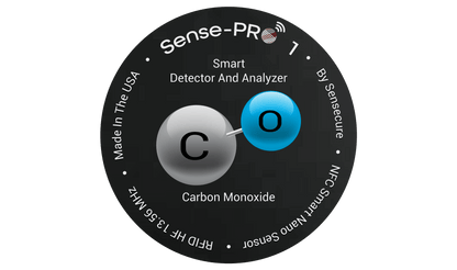 Carbon Monoxide Sensor Sticker 